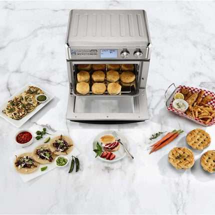 Cuisinart TOA-95 Digital Airfryer Toaster Oven, Premium 1800-Watt Oven with Digital Display and Controls – Extra-Large Capacity, Intuitive Programming and Adjustable Temperature, Stainless Steel