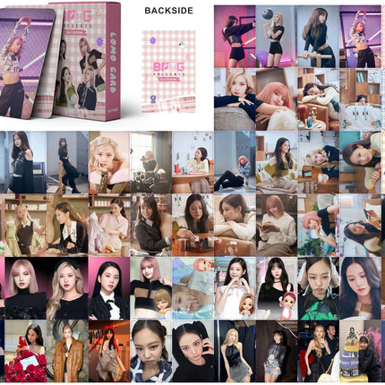 Black Pink Photocards Set Lomo Cards - 220 Pcs/4 Boxes Personal Photocard Collect and Display Your Favorite K-Pop Idols!