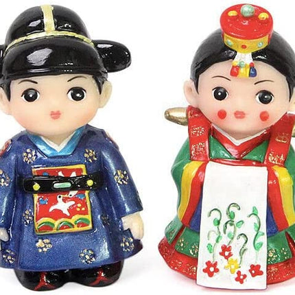 Korean Traditional Folk Decorations - Wedding 3In Handicraft Hanbok Collectible Product Gift