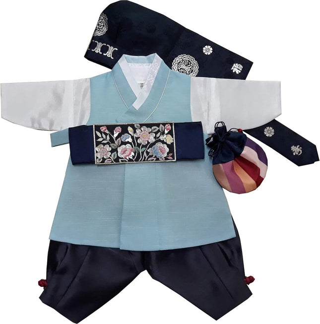 Hanboks Korea Traditional Clothes Hanbok Babies Boys BAIKIL(100 Days Birth) 3M - 6M Hb111