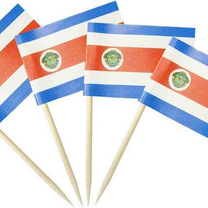 South Korea Flag Korean Small Toothpick Mini Stick Flags Decorations (100 Pcs)