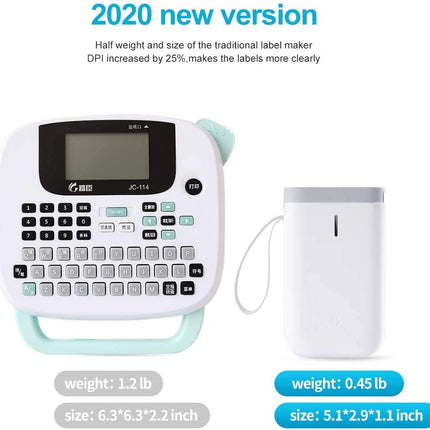 NIIMBOT Label Maker Machine D11 Label Printer Tape Included Portable Wireless Connection Multiple Templates Available for Phone Easy to Use Office Home Organization USB Rechargeable