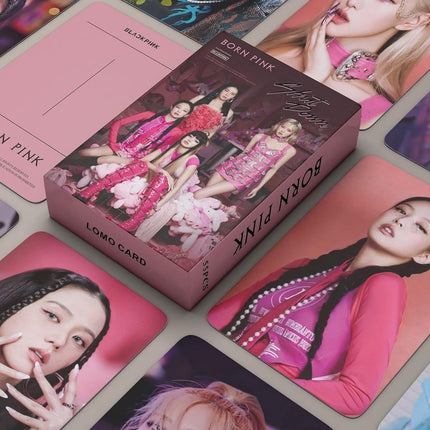 Black Pink Photocards Set Lomo Cards - 220 Pcs/4 Boxes Personal Photocard Collect and Display Your Favorite K-Pop Idols!