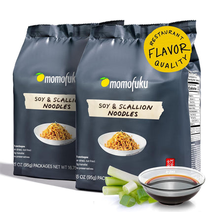 Momofuku Ramen Noodles Variety Pack by David Chang, 3 Flavors, Ramen, Asian Snacks, 15 Pack